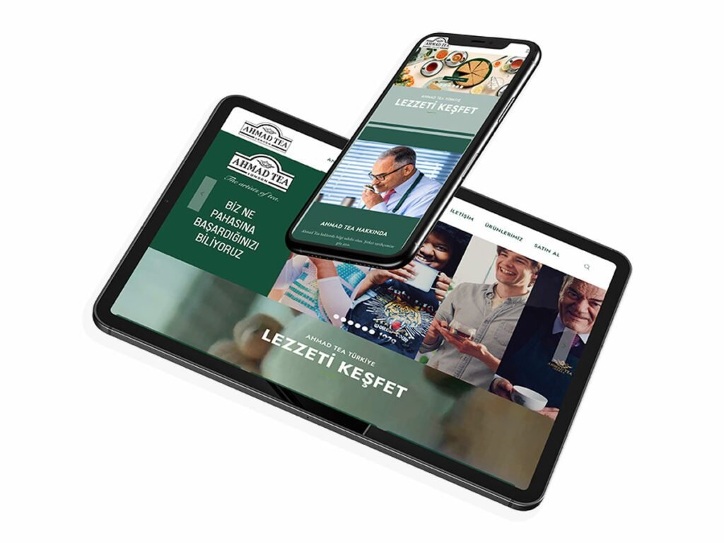 Ahmad Tea Turkiye Web Tasarim Ajansi